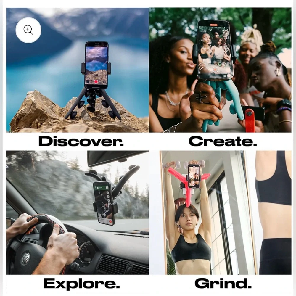 Tenikle® PRO The Most Versatile Phone Holder That Mounts To Anything- Black